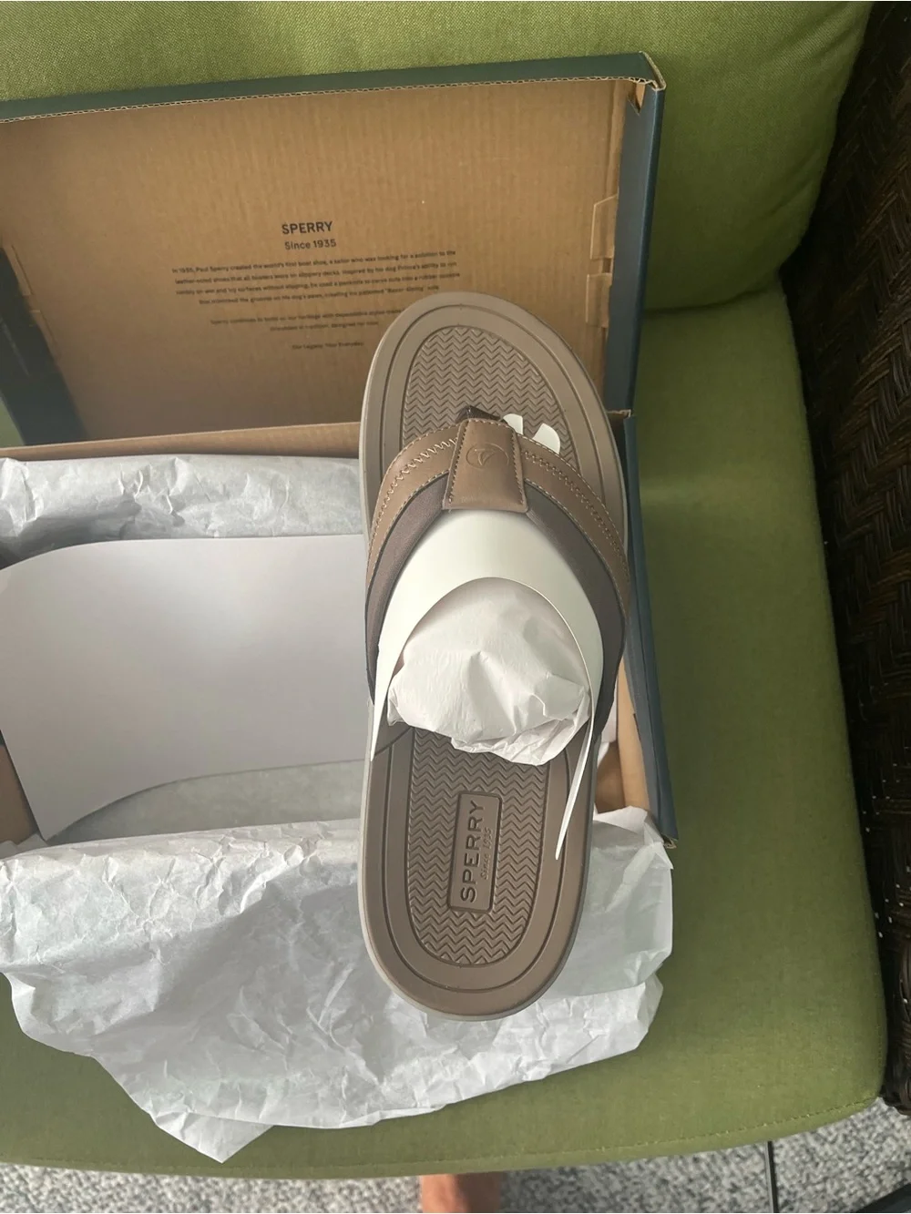 Sperry Dark Blue and Light Blue Branded Accessory Box